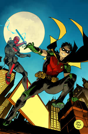 Tim Drake: En ung kriminalitetsbekæmper i aktion — IQOO Pad5 Pro Wallpapers