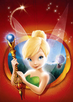 Tinker Bell Holder Magi Staven tapet — OnePlus Pad Go 2 Wallpapers