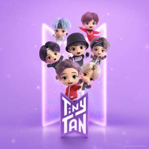 Tiny Tan BTS med logo
