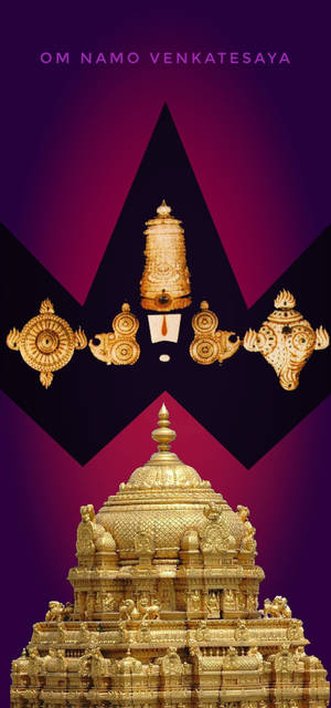 Tirupati Balaji Pagode — iPhone 15 Pro Wallpapers