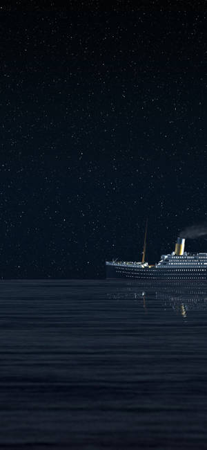 Titanic stjernenat baggrundsbillede — iPhone 14 Plus Wallpapers