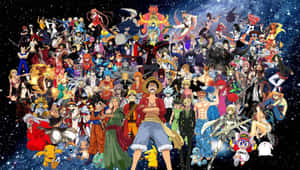 To anime-figurer, der går hånd i hånd — Anime Figurer Wallpapers