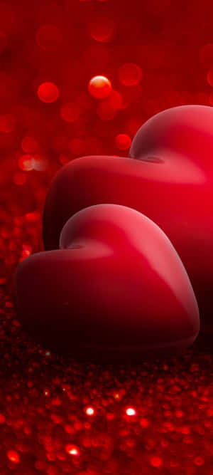 Sød rød telefon — Tecno Pova 7 Wallpapers