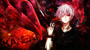 Tokyo Ghoul karakter Ken Graphic wallpaper — Nintendo-figurer Wallpapers