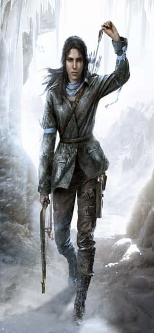 Iphone Xs Max Rise Of The Tomb Raider Baggrund — iPhone 11 Pro Max Wallpapers