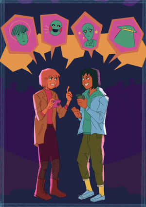 Tome Kurata nyder en solrig dag udendørs — iPhone Duo Wallpapers
