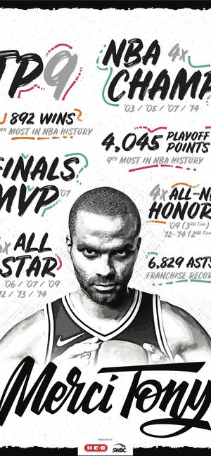 Tony Parker Basketball Statistik — iPhone 14 Wallpapers