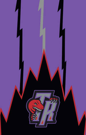 Toronto Raptors i violet tapet — Galaxy Tab S9 FE Wallpapers