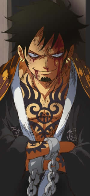 Trafalgar D Water Law One Piece Låseskærm Anime — Vivo X500 Wallpapers