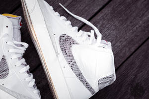 hvide og sorte nike air force 1 high