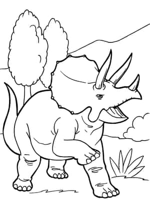 Dinosaure malebilleder — iPad Air 11 Wallpapers