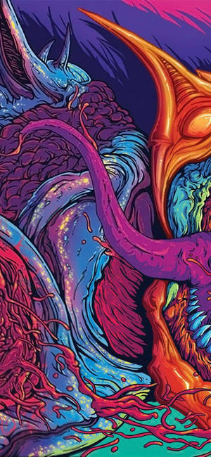 Trippy Telefon — Galaxy A18 Wallpapers