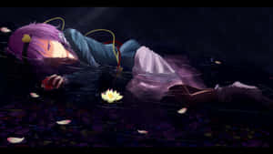 Trist anime-baggrund — Sørgelig anime GIF Wallpapers