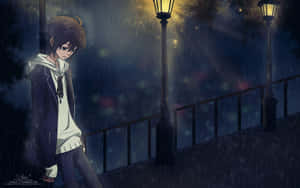 Trist animebaggrund — Sørgelig anime GIF Wallpapers