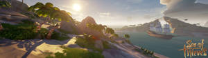 Sea of Thieves kyster dual monitor tapet — 2560x1440 Wallpapers