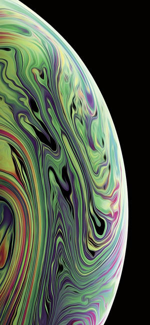Tung gul-grøn Iphone Xs baggrund — iPhone Xs Wallpapers
