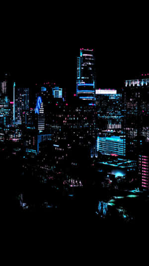 Neon City baggrund — Neon by Wallpapers