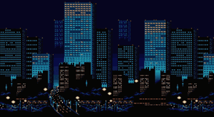 Neon City baggrund