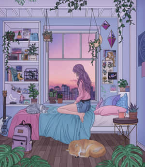Anime-værelse billeder — Xiaomi Mix Flip 2 Wallpapers