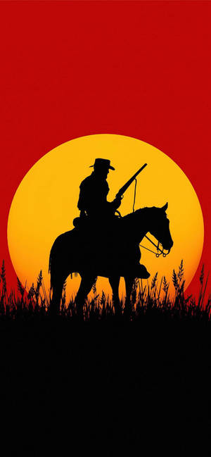 Horse Red Dead Redemption 2 — iPhone 15 Wallpapers