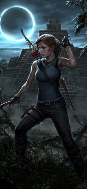 iPhone X Shadow Of The Tomb Raider Baggrund — Samsung S21 Ultra Wallpapers