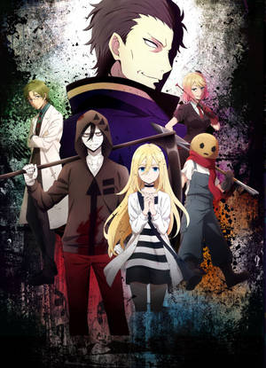 Angels Of Death animeret plakatkunst tapet — Oppo Pad 5 Matte Display Wallpapers