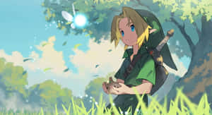 Udforsk verdenen i Legend Of Zelda — Legenden om zelda GIF Wallpapers