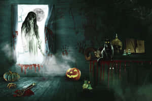 Uhyggelig Halloween Baggrund — Uhyggelig halloween Wallpapers