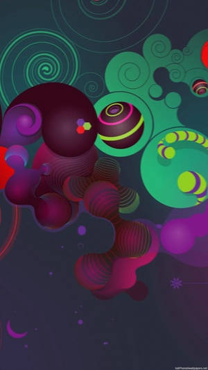 Unikt tilfældigt abstrakt iPhone — Abstrakt iPhone Wallpapers