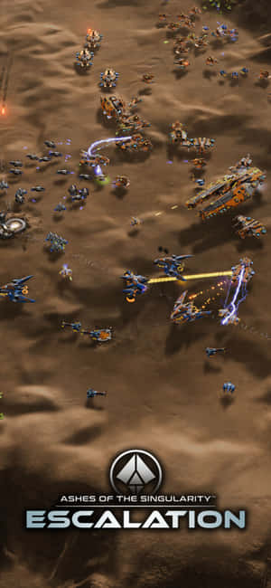 Iphone X Ashes Of The Singularity Escalation Baggrund — RedMagic Wallpapers