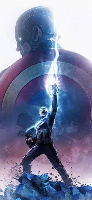 Captain America Cool — iPhone 16 Plus Wallpapers