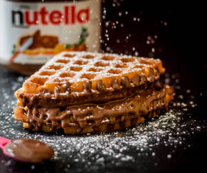Vaffelstabel Nutella wallpaper — Varm Wallpapers