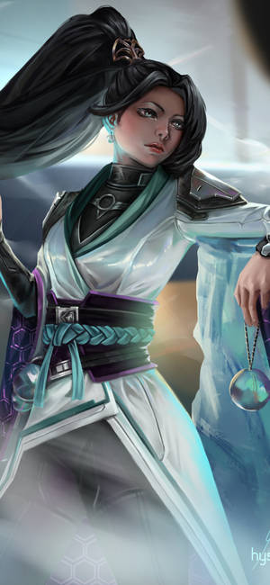 Valorant Iphone Med Sage — Samsung S23 Wallpapers