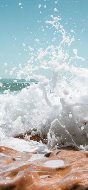 Vandsprøjt iPhone 12-baggrund — iPhone 12 Wallpapers
