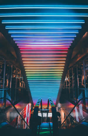 Neon City baggrund — Neon by Wallpapers