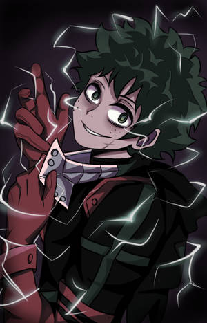 Villain Deku Hvid Lyn Fan Art wallpaper — Galaxy Tab S Wallpapers