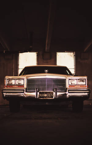 Vintage Cadillac Brougham Baggrund — RedMagic Tablet Wallpapers