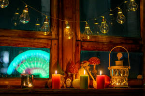 Vintage Halloween dekorationer