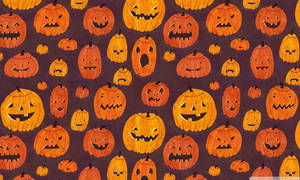 Vintage Halloween Lantern Mønster