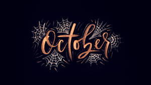 Vintage Halloween Oktober Plakat