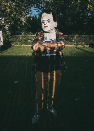 Vintage Halloween Maskot