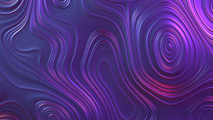 Violet aesthetic oval waves abstract wallpaper — Studio Display Wallpapers