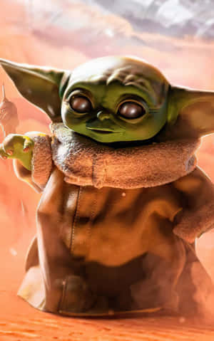 Baby Yoda Telefon — Xiaomi Pad Mini Wallpapers