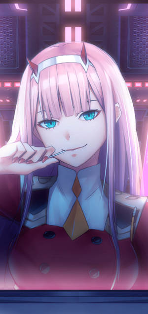 Vivo Y11 Animepige Med Lyserødt Hår — Vivo Y11 Wallpapers