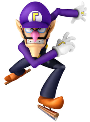 Waluigi udfolder sin signaturstil — iPad Air 13 Wallpapers