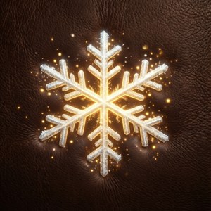 Snefnug-emoji med gylden glød på en mørkebrun baggrund. — Pixel Watch Wallpapers
