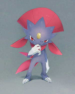 Weavile med et selvtilfreds smil