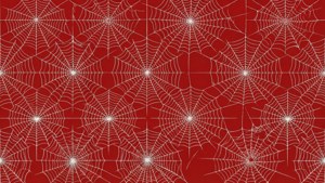 Gentagende webmønster SVG-baggrund med Spiderman-farver — Edderkoppenmand Wallpapers