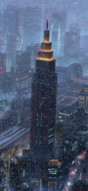 Your Name Iphone NTT Docomo Bygning — Anime by GIF Wallpapers