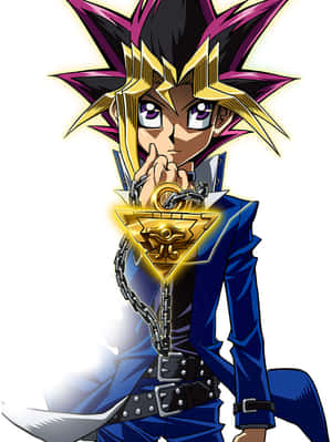 Yugi Muto, spillenes konge, i aktion — Kindle Wallpapers